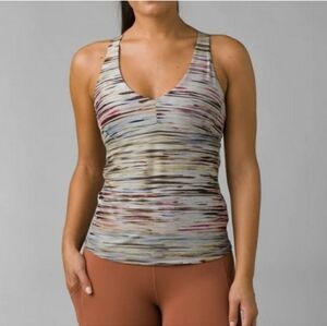 PRANA layna crisscross back padded active wear top